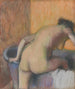 Bagnetto che entra in una vasca da bagno - Edgar Degas — vista dell’opera