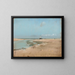 Spiaggia a bassa marea all'estuario del fiume - Edgar Degas — quadro incorniciato alla parete
