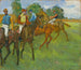 Prima della corsa - Edgar Degas — vista dell’opera