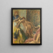 Colazione dopo il bagno - Edgar Degas — quadro incorniciato alla parete