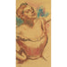 Busto di ballerina con corpetto rosso - Edgar Degas — vista dell’opera