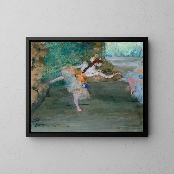 Danseuse sur scène - Edgar Degas — quadro incorniciato alla parete