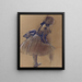 Danseuse debout de profil - Edgar Degas — quadro incorniciato alla parete