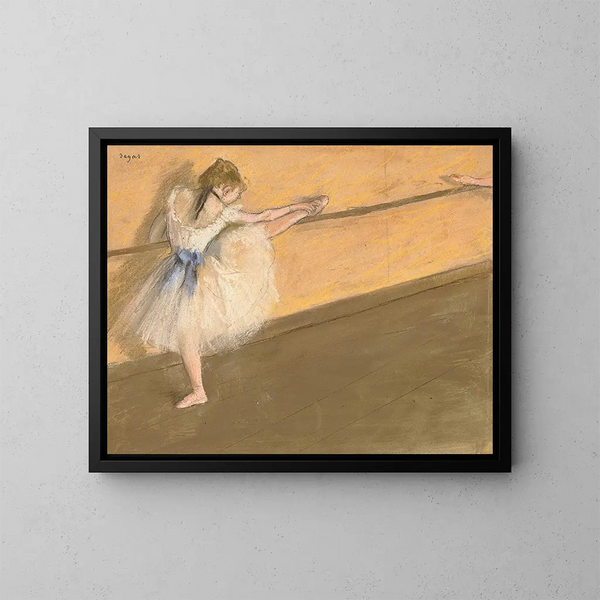 Danseuse à la barre - Edgar Degas — quadro incorniciato alla parete