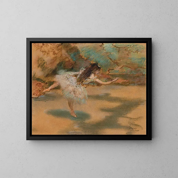 Danseuse sur pointe - Edgar Degas — quadro incorniciato alla parete