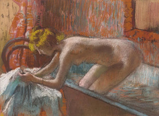 Donna che esce dalla vasca - Edgar Degas — vista dell’opera