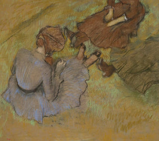 Edgar Degas - Femmes assises sur lherbe.webp