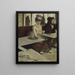In un caffè - Edgar Degas — quadro incorniciato alla parete