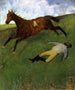 Jockey ferito - Edgar Degas — vista dell’opera