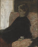 Dama in nero - Edgar Degas — vista dell’opera