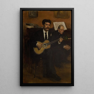 Edgar Degas - Lorenzo Pagans And Auguste De Gas.webp