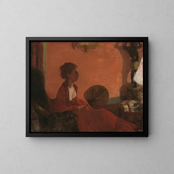 Madame Camus - Edgar Degas — quadro incorniciato alla parete