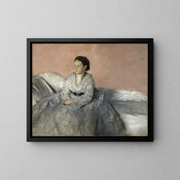 Madame Ren de Gas - Edgar Degas — quadro incorniciato alla parete