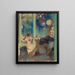 Mademoiselle Bécat al Café des Ambassadeurs - Edgar Degas — quadro incorniciato alla parete