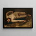Nu maschile - Edgar Degas — quadro incorniciato alla parete