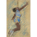 Riproduzione del dipinto Miss Lala al circo Fernando - Edgar Degas
