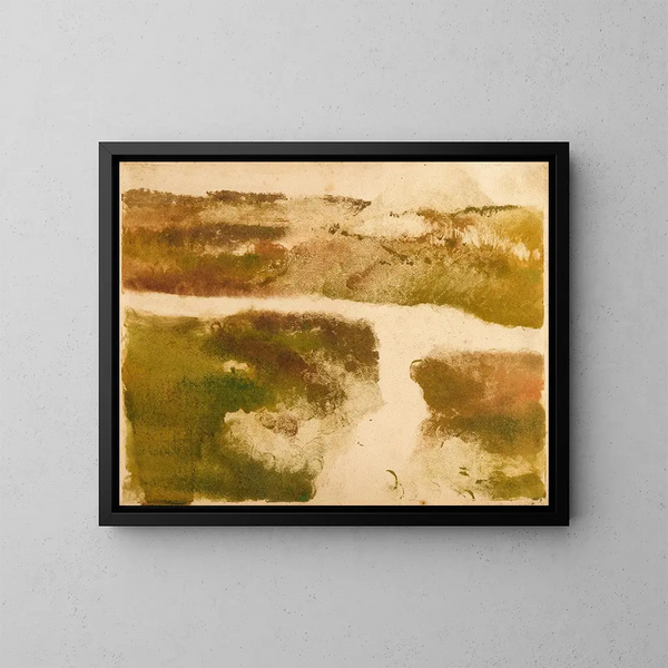 Paesaggio montano - Edgar Degas — quadro incorniciato alla parete