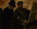 Paul Lafond e Alphonse Cherfils che esaminano un dipinto - Edgar Degas — vista dell’opera