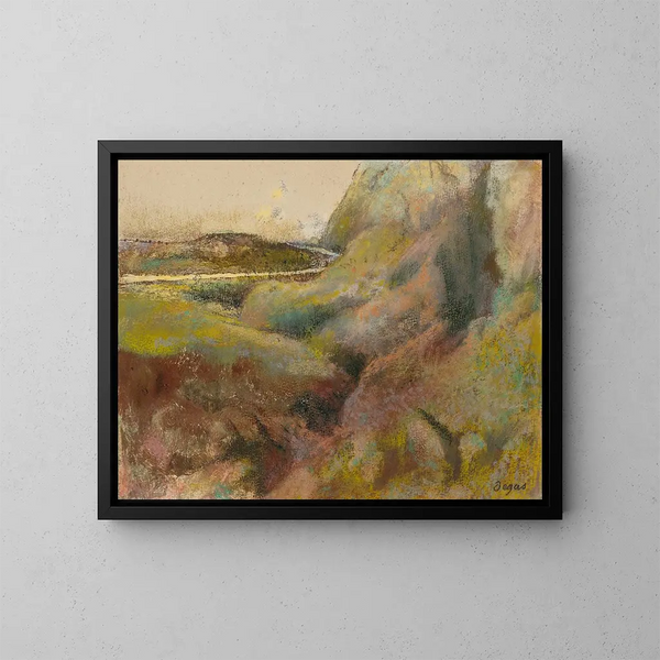 Paesaggio - Edgar Degas — quadro incorniciato alla parete