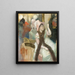 Ritratto ispirato a un ballo in maschera Ritratto di Madame Dietz-Monnin - Edgar Degas — quadro incorniciato alla parete