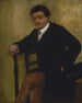 Ritratto di uomo seduto - Edgar Degas — vista dell’opera