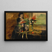 Ritratto di Estelle Musson Degas - Edgar Degas — quadro incorniciato alla parete