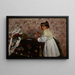 Ritratto di Mlle Hortense Valpinçon - Edgar Degas — quadro incorniciato alla parete