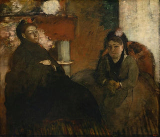 Edgar Degas - Portrait of Mme Lisle and Mme Loubens.webp