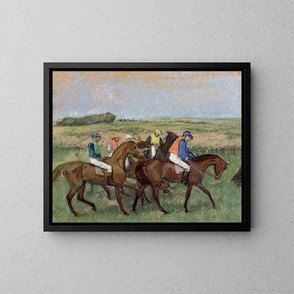 Races - Edgar Degas — quadro incorniciato alla parete