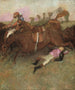 Scène di steeple - inseguimento: Il fantino caduto - Edgar Degas — vista dell’opera