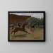 Le Faux Départ - Edgar Degas — quadro incorniciato alla parete