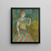 Il cantante in verde - Edgar Degas — quadro incorniciato alla parete