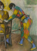 Due Arlecchini - Edgar Degas — vista dell’opera