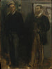 Due uomini - Edgar Degas — vista dell’opera