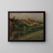 Vista di Saint-Valery-sur-Somme - Edgar Degas — quadro incorniciato alla parete