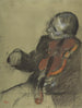 Studio di violinista per la lezione di danza - Edgar Degas — vista dell’opera