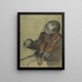 Studio di violinista per la lezione di danza - Edgar Degas — quadro incorniciato alla parete