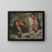 Donne che fanno il bucato - Edgar Degas — quadro incorniciato alla parete