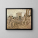 Giovani ragazze spartane che sfidano i ragazzi - Edgar Degas — quadro incorniciato alla parete