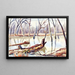 Rock Creek in inverno - Edgar Nye — quadro incorniciato alla parete