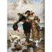 Riproduzione del dipinto Scène romantica sul mare - Edmond-Louis Dupain