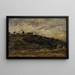 I mulini di Montmartre versante nord - Edmond Charles Joseph Yon — quadro incorniciato alla parete