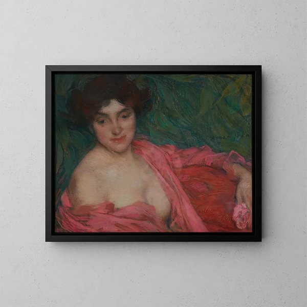 Gioventù - Edmond François Aman-Jean — quadro incorniciato alla parete