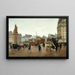 La place Clichy - Edmond Grandjean — quadro incorniciato alla parete