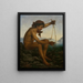 Pescatore a Capri - Edmond Jean de Pury — quadro incorniciato alla parete