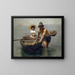 Nelle lagune di Venezia - Edmond Jean de Pury — quadro incorniciato alla parete