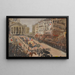Le funerali di Victor Hugo, la processione in via Soufflot - Edmond Lachenal — quadro incorniciato alla parete