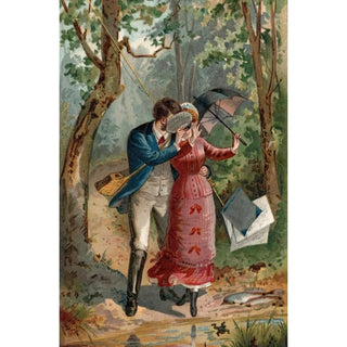 Edmund Birckhead Bensell - Young Couple in the Woods.webp