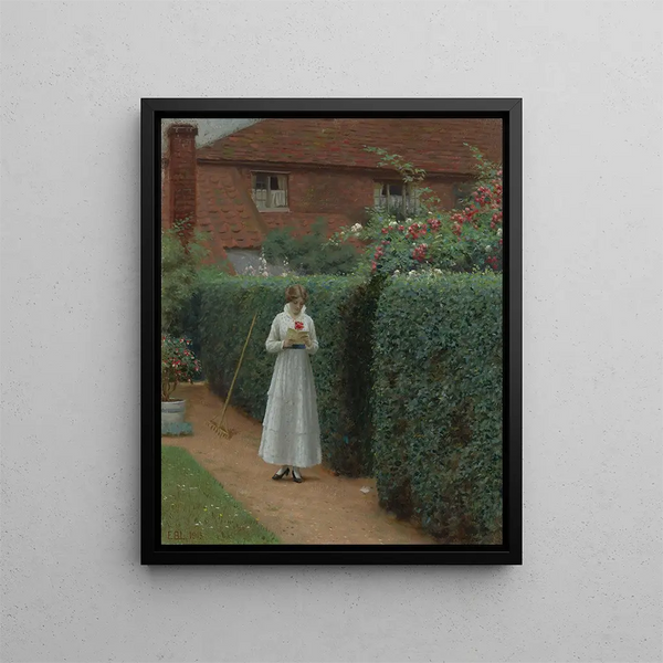 Le billet doux - Edmund Blair Leighton — quadro incorniciato alla parete