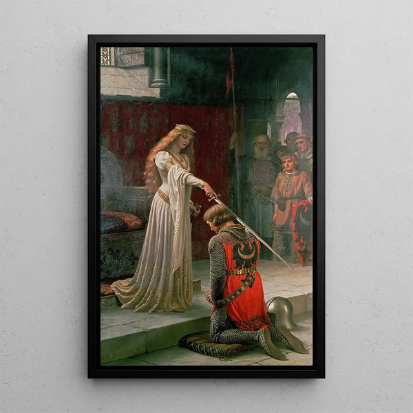 Riproduzione del dipinto L'Accolade - Edmund Blair Leighton